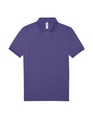 Heren Polo B&C PU424 Radiant Purple